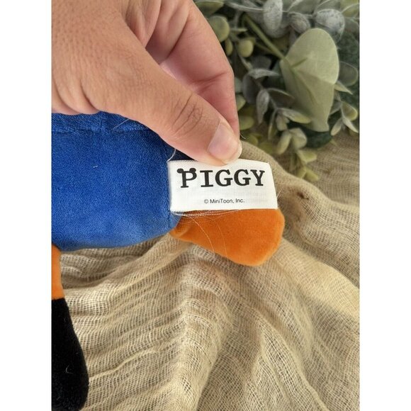 Roblox Piggy Tiger Plush Tigry 9” Phatmojo MiniToon Stuffed Animal Toy Orange - Picture 4 of 7